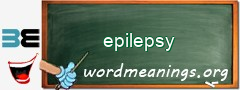 WordMeaning blackboard for epilepsy